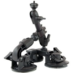 "Delkin Devices Fat Gecko Suction Cup 3-Arm - Ultimate Stability & Versatility for Your Camera (DDMNT-TRIPLE)"